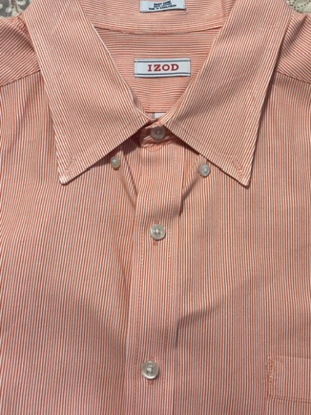 Izod Men's Long Sleeve Oxford Shirt in 17 1/2 34/35